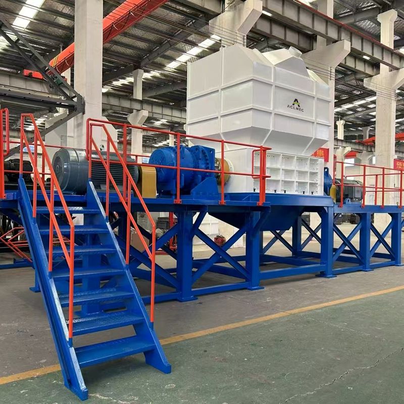 Измельчение стеклопластика (FRP) шредером